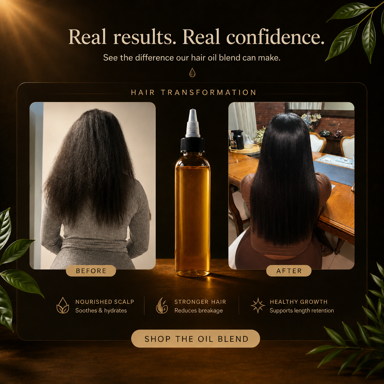 Kayla’s hair growth oil
