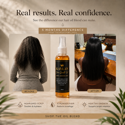 Kayla’s hair growth oil